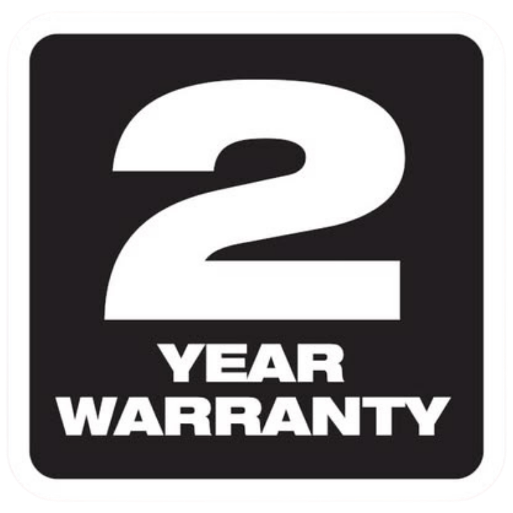 2-Year Warranty